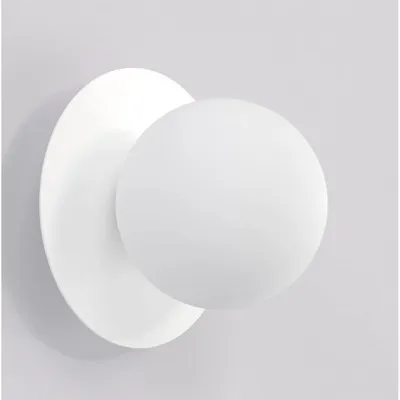 Zdjęcie produktu dla Lampa ścienna Americana ze stali w kolorze matowej bieli