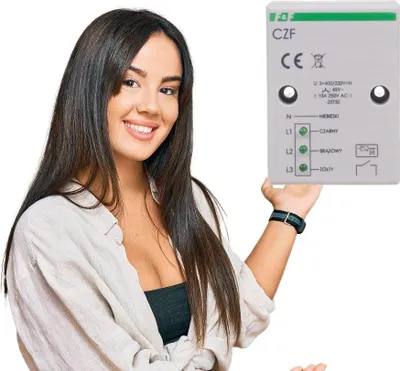 Image de Relais de surveillance du réseau avec seuil fixe d'asymétrie de tension F&F CZF 3010