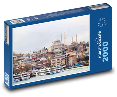 Obrázok produktu pre Puzzle 2000 Panoráma Istanbulu s Bosporom - martinpuzzle