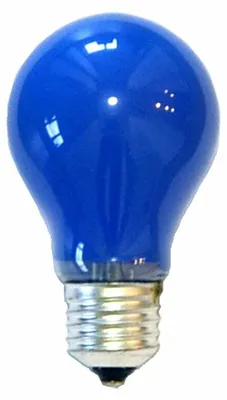 Produktbild von GE Glühbirne 15W E27 230V Blau Glühlampe 15 Watt Party Deco bunt Party