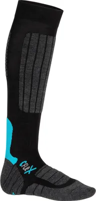 Produktbild von CFLEX Damen und Herren Ski- und Snowboard Socken (1 Paar) Kniestrümpfe - Schwarz-Blau 35-38
