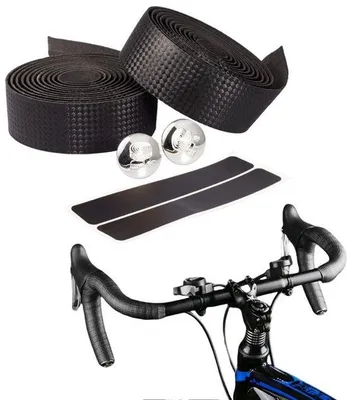 Obrázek produktu pro Fitness Grip Tape – 3 x 200 cm – protiskluzová a tlumící nárazy – černá – pro jízdní kola a horská kola – bez lepidla nebo oboustranné pásky