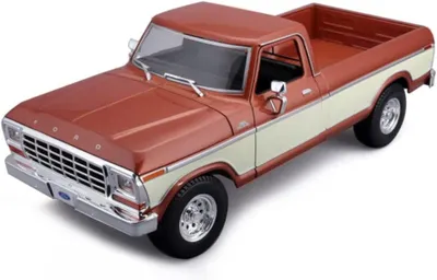 Obrázek produktu pro Maisto 31462 - Model auta - Ford F150 Pick- Up '79 (hnědý, měřítko 1:18) Model auta Speciální edice