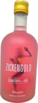 Produktbild von Zickengold Granatapfel Likör 0,5L 15% vol. Apperitif Cocktails