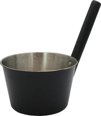 Produktbild von Nikkarien Sauna Saunakübel 4 Liter Edelstahl schwarz 10692