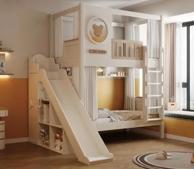 Produktbild von Doppelstockbett Stockbett Etagenbett Kinderhochbett Kinderbett Hochbett