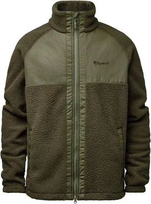 Produktbild von Pinewood Pile Fleece Jacke Herren Moss Green - Größe: L