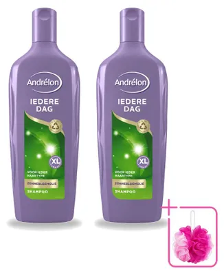 Immagine prodotto di 2 flaconi di shampoo Andrélon "Ogni Giorno" - 450 ml ciascuno - confezione risparmio - 2 pezzi