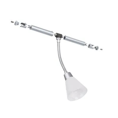 Productafbeelding van WiRa System 2Easy Spot, kurkuma-kleur, 5x20W GU4, mat/opaal glas, 12V, metaal/glas