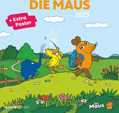 Produktbild von Die Maus 2025 - Broschürenkalender 30x30 cm (30x60 geöffnet)