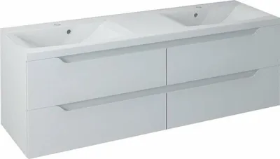 Produktbild von Sapho WAVE Doppelunterschrank 150x50x48cm, weiß