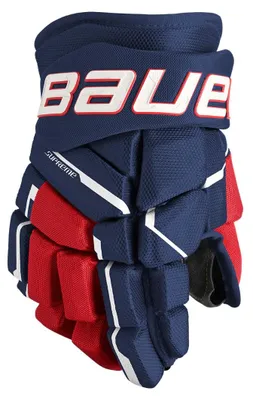 Obrázok produktu pre Rukavice Bauer Supreme M5 Pro Intermediate navy/red/white 12 palcov