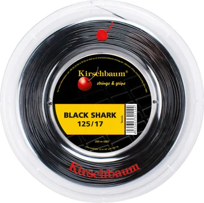 Produktbild von Kirschbaum Tennissaite Black Shark 200m schwarz, 105190216700010