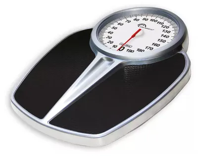 Obrázek produktu pro Little Balance Pro M 200, Mechanická osobní váha, 200 kg, Černá, Stříbrná, kg, Obdélník, Analogový