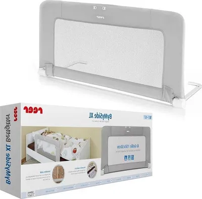 Obrázok produktu pre Detská postieľka 150 x 50 cm, sivá ochrana matraca