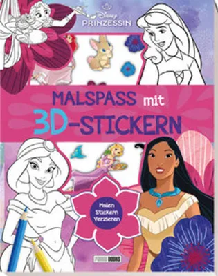 Produktbild von Disney Prinzessin: Malspaß mit 3D-Stickern