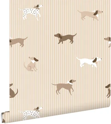 Zdjęcie produktu dla ESTAhome Tapeta psy beżowym 50 x 900 cm