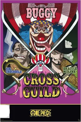 Produktbild von Gb Eye One Piece Cross Guild Plakat Mehrfarbig  Mehrfarbig One Size