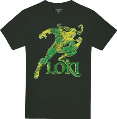 Produktbild von Loki - "Mischievous" T-Shirt für Herren TV2338 (M) (Tannengrün)