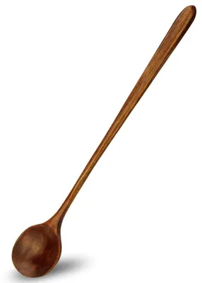 Holzlöffel, koreanischer Stil, 27,7 cm, 1 Stück