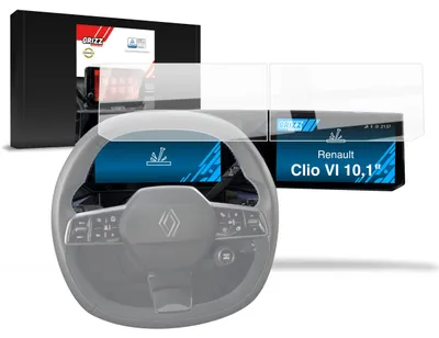 Immagine prodotto di Pellicola protettiva Vetroceramica 2 in 1 per display auto Renault Clio 6 da 10,1" (2026), Grizz Protector