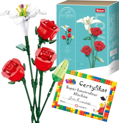 Produktbild von SLUBAN BLUMENBLÖCKE Blumenstrauß Rosen 267 - B1121B
