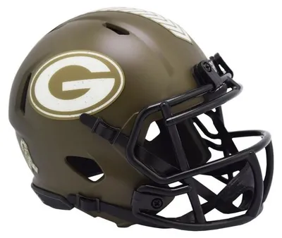 Produktbild von Riddell Speed Mini Football Helm SALUTE Green Bay Packers