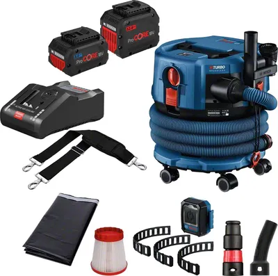 Produktbild von Bosch Akku-Staubsauger GAS 18V-12 MC / 1x 8,0 + 1x 12,0 Ah ProCORE + Ladegerät