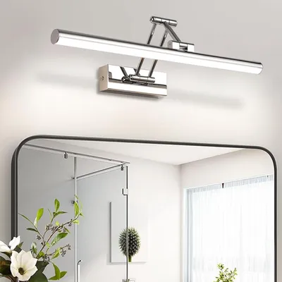 LED Spiegellampe 10 W 720 lm 4000 K IP44 Chrom 40 cm