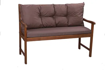 Produktbild von Bankkissen  120  x 50 x 40 Braun| Bankkissen outdoor | Hollywoodschaukel kissen | Sitzkissen und Rückenkissen | Sitzkissen bank | Setgarden
