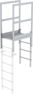 Immagine prodotto di Gradino per parapetto in alluminio anodizzato 61181