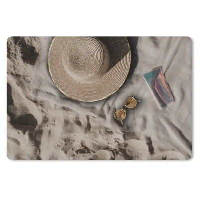 Produktbild von MuchoWow® Schreibtischunterlage Strandtuch - Strand - Sommer 60x40 cm - XXL Mauspad - Großes Mauspad