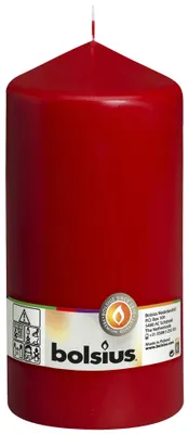Productafbeelding van Bolsius Stompkaars 200/98 Rood (1 stuk)