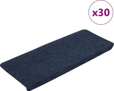 Obrázok produktu pre Samolepiace nášľapy na schody 30 ks modré 65x24,5x3,5 cm