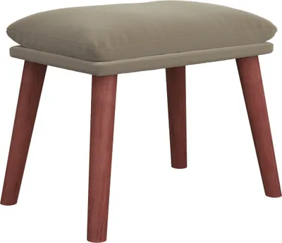Zdjęcie produktu dla vidaXL Podnóżek jasnoszary 45x29,5x35 cm aksamitny