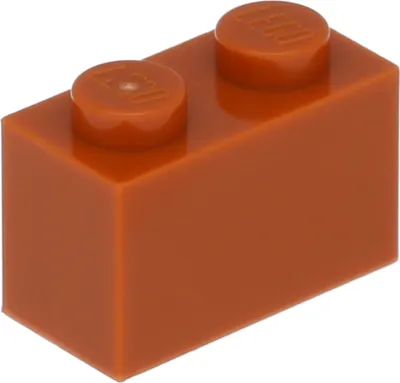 Produktbild von Lego® 250 Stück 3004 Stein Brick 1x2 Part Basic Steine 250 Dunkles Orange