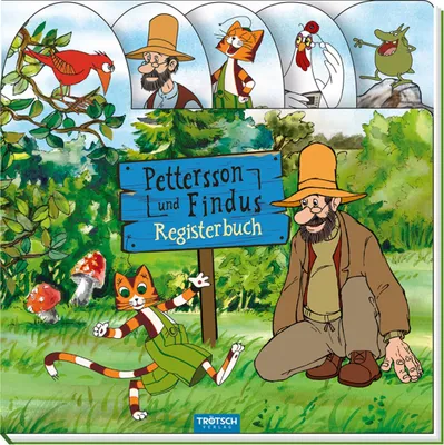 Obrázok produktu pre Trötsch Pettersson und Findus Registerbuch mit Klappen
