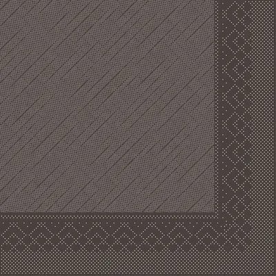 Produktbild von Tissue Deluxe Serviette Braun, 40 x 40 cm, 50 Stück - Mank