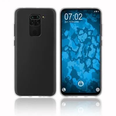Produktbild von PhoneNatic Case kompatibel mit Xiaomi Redmi Note 9 - Crystal Clear Silikon Hülle crystal-case Cover