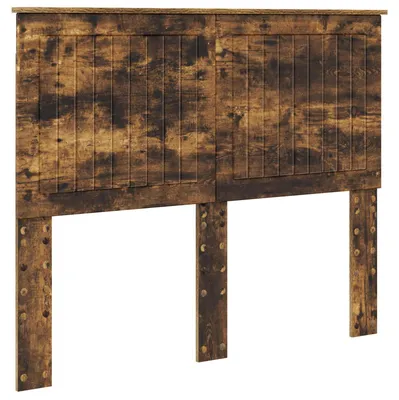 Image de vidaXL Tête de lit en chêne fumé 135 cm Bois composite