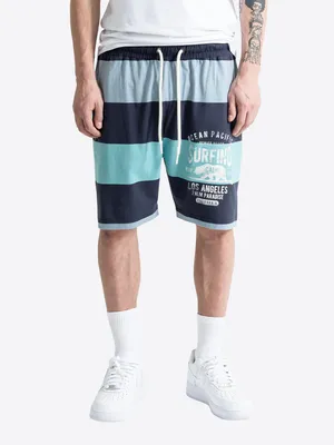 Produktbild von Herren Shorts normale Passform POINTBREAK Dark Blue/Blue/Turquoise XL Ocean Pacific