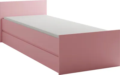 Obrázek produktu pro Jednolůžková postel s roštem 90x200 LIONU - marshmallow