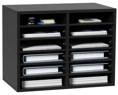 Produktbild von VEVOR Briefablage Schreibtisch Organizer 520 x 305 x 410 mm, 2,3–5,6 cm Einstell