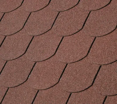 Productafbeelding van Dakshingles Bitumen - Dakbedekking Shingles - Tuinhuis Afdekken - Glasvlies Inzetstuk - 2 m² - Rood
