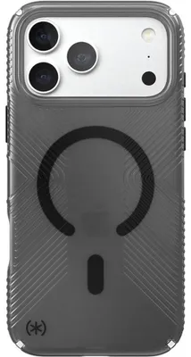 Obrázok produktu pre Puzdro na telefón iPhone 18 Pro Max / 17 Pro Max, značka Speck, model Presidio Lux Grip s technológiou MagSafe, farba: grafitová (dým)