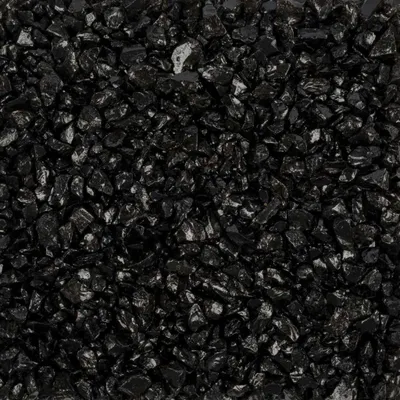 Produktbild von 1kg Glasgranulat 1-2mm Dekogranulat Glassteine Glassplitter Dekoglas schwarz