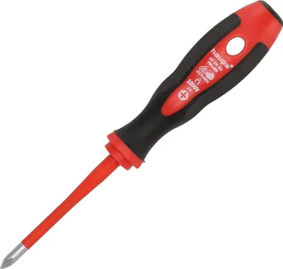 Produktbild von Haupa VDE-isolierter Kreuzschlitzschraubendreher HupSlim PH 1 - Maxami