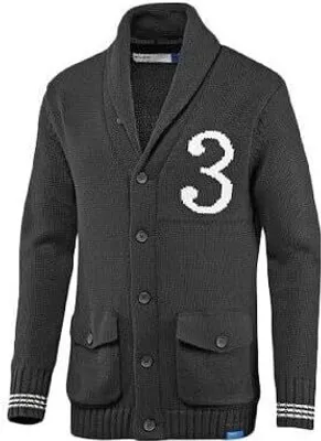 Produktbild von Adidas Originals Herren M Knit Cardigan , Gr: S EU , Schwarz , O57428 , Neu