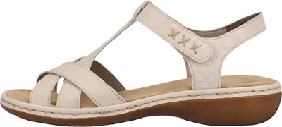 Produktbild von Rieker Damen Klassische Sandalen 65919-60 Farbe:Beige Größe: 38