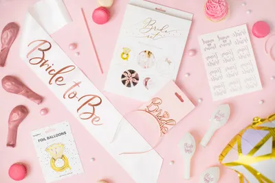 Obrázek produktu pro Sada svatebních doplňků Bride To Be - Budoucí něvěsta - rozlučka se svobodou - 23 ks